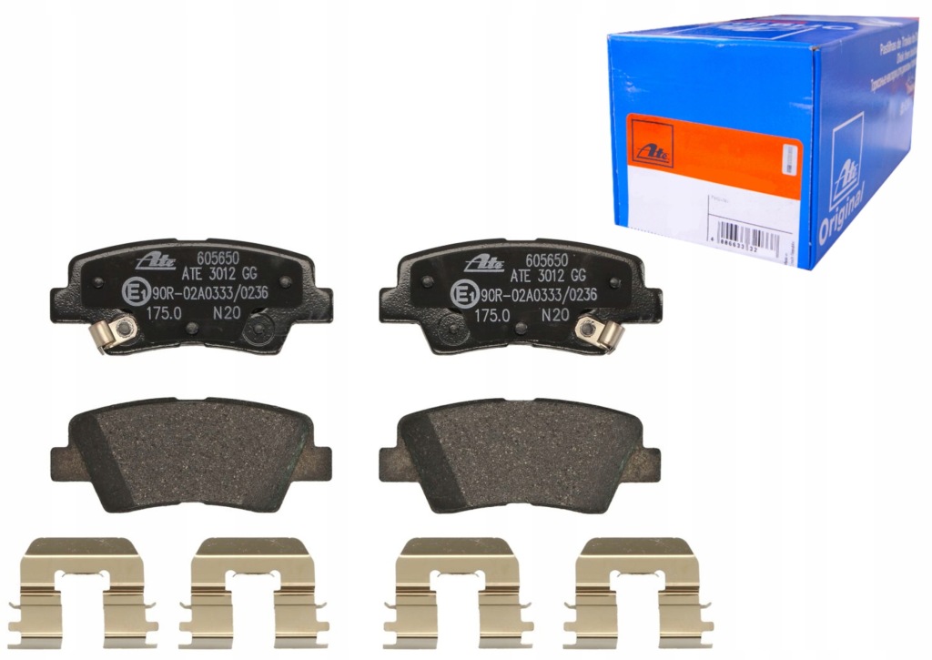 фото №1, Ate 13.0460-5650.2 набор тормозных колодок тормозных, тормоза дисковые
