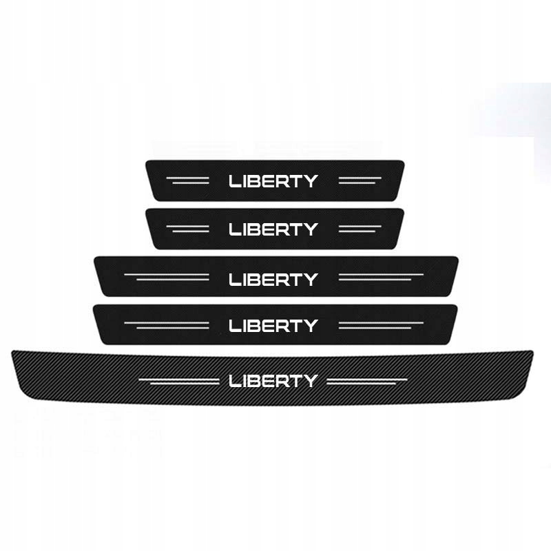 фото №1, 5 наклейка na порог автомобиля do jeep liberty