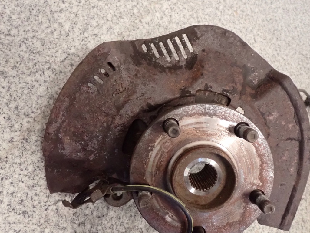 фото №5, Toyota auris 06- 1.4d поворотный кулак передняя правая