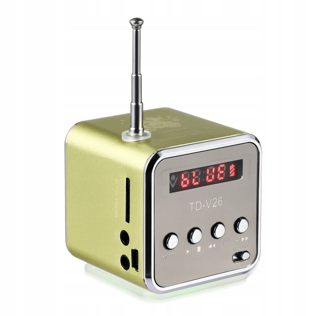 фото №4, Miniaturowy przenośny динамік з програвач mp3 i радіо