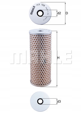 фото №2, Hx108 knecht фильтр гидравлический