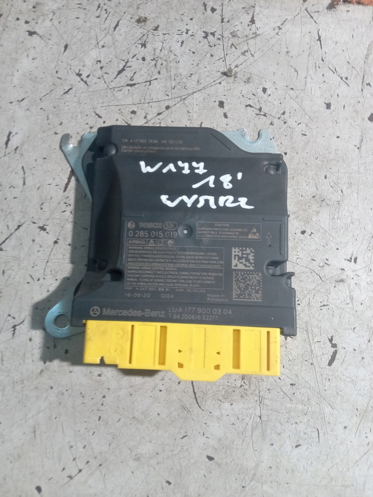 фото №1, Mercedes w177 датчик подушек подушка безопасности