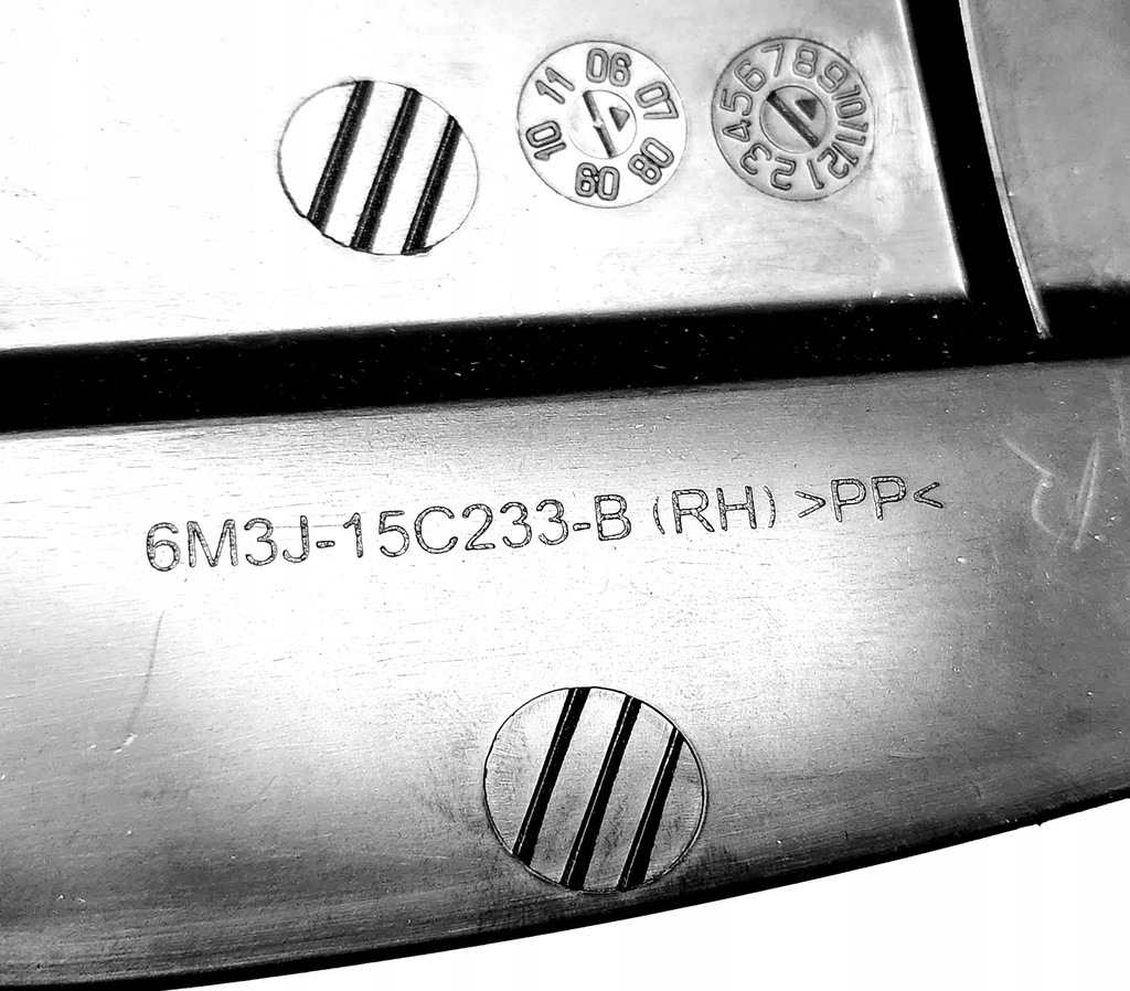 фото №3, Решётка бампера правая решётка радиатора заглушка ford ranger ii nowa оригинальный номер