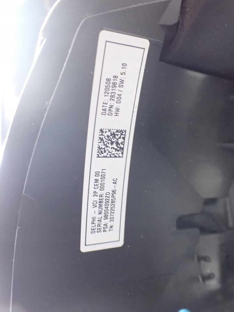 фото №13, Воздуховод многофункциональный citroen ds5 hybrid europa 98002842zq