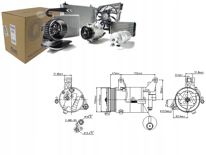 Купить Nissens компрессор компрессор кондиционера 140007 r