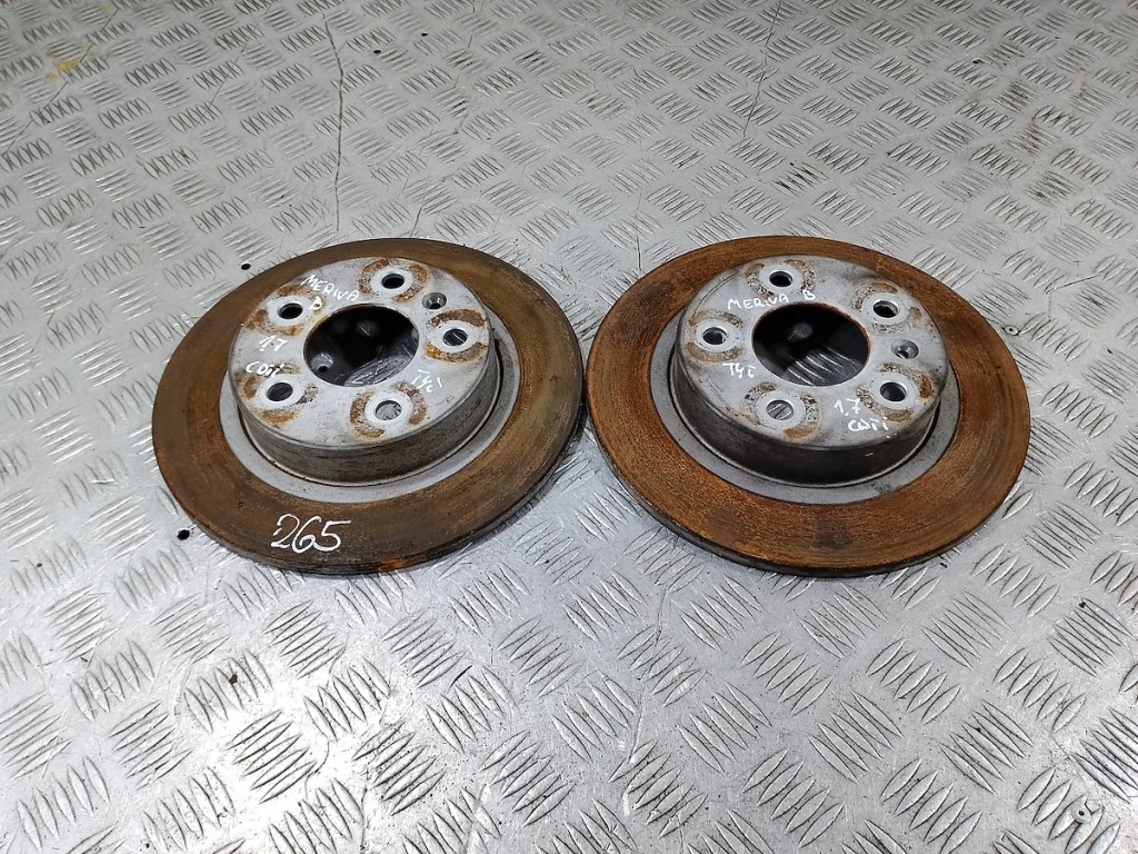 фото №1, Тормозные диски тормозные задняя opel meriva b 1.7 cdti