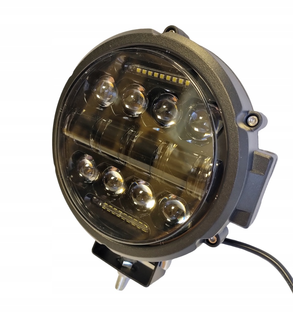 фото №2, Лампа led робоча світлодіодна drogowa протитуманна фара 12-24v 80w кругла 31 led