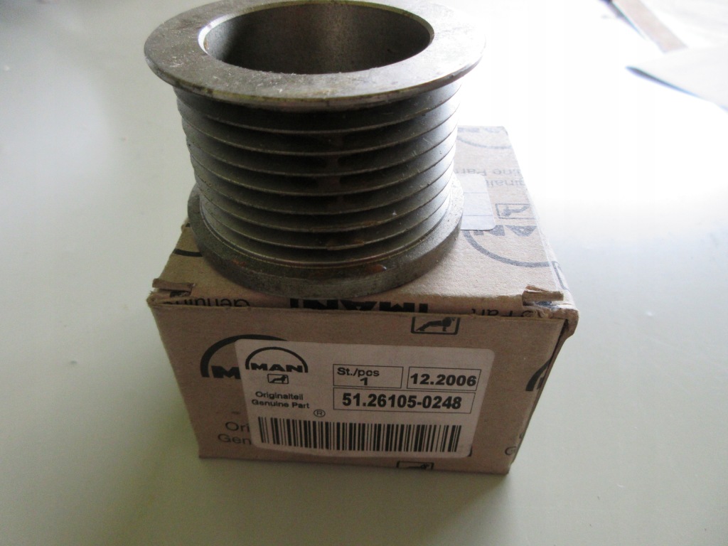Шків генератора man tga 51261050248 Оригінал