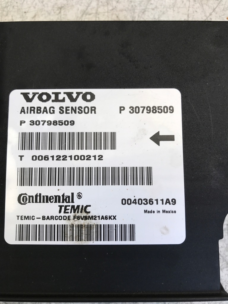 фото №4, Модуль датчик подушка безопасности volvo s80 30798509