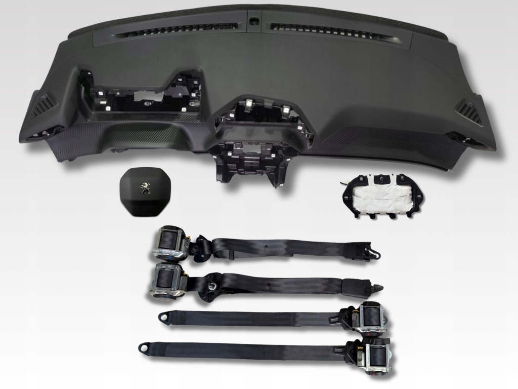 фото №1, Peugeot 208 ii приборная панель na ключ подушки безопасности подушка безопасности ремни org