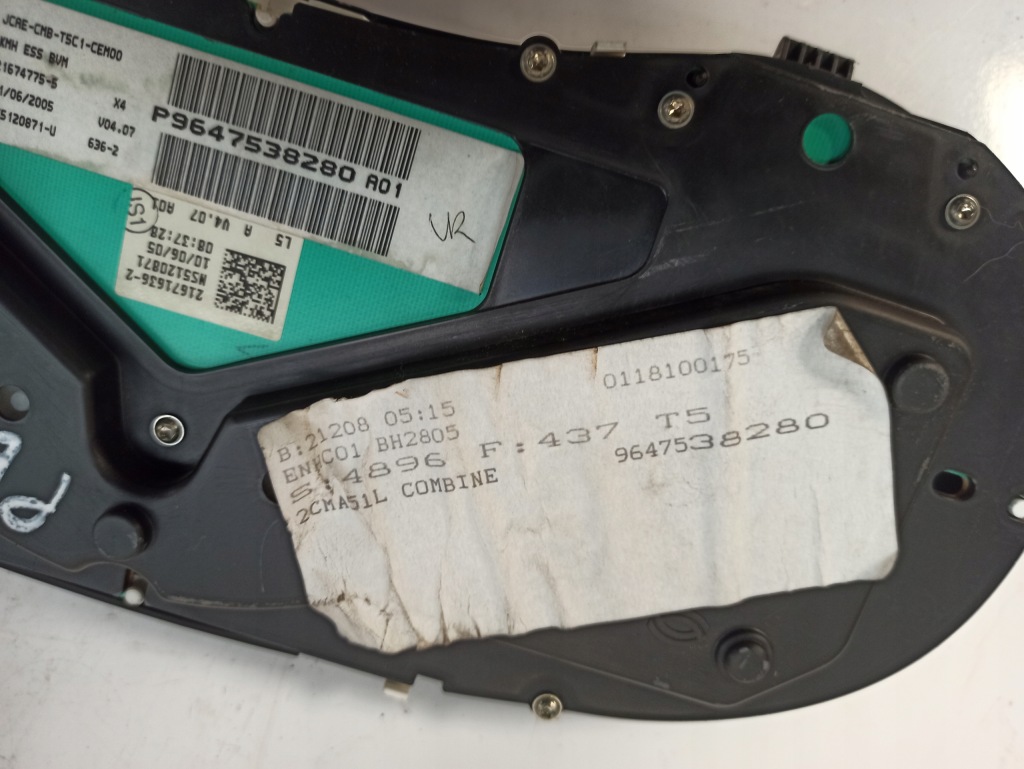 фото №11, Peugeot 307 2.0 hdi механічна коробка передач лічильник прилади p9636708880