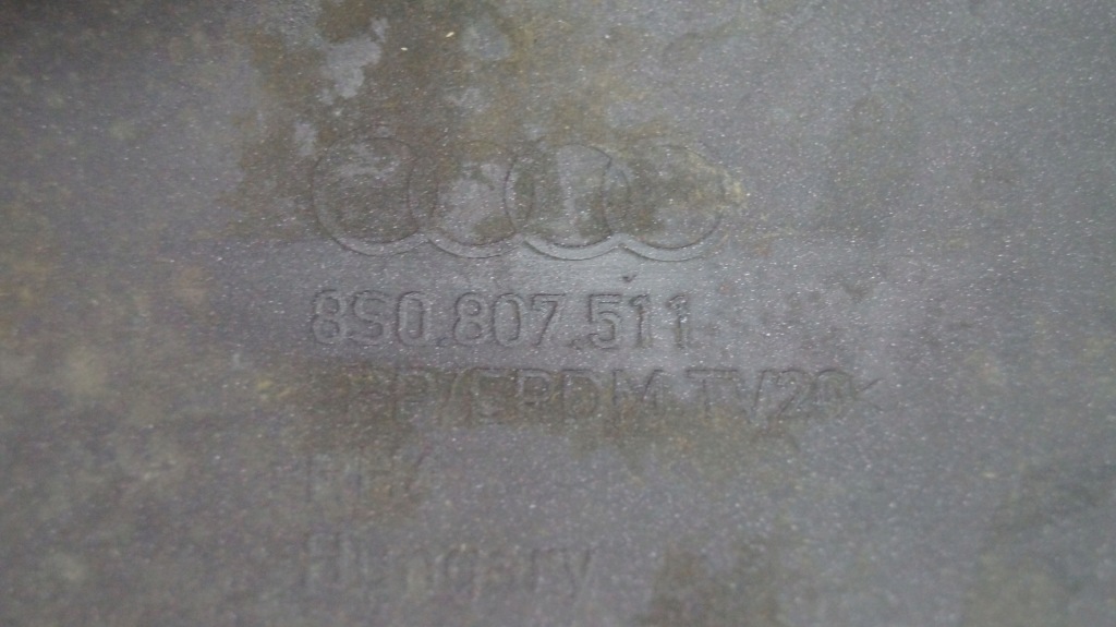 Audi tt iii 8s0 14-19 бампер задній задня bez pdc x2 Зі Шроту