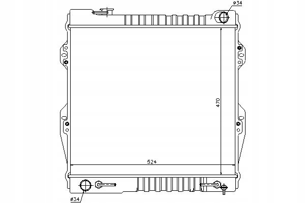 фото №1, Радиатор двигателя toyota 4 runner 3.0 01.90-10.95