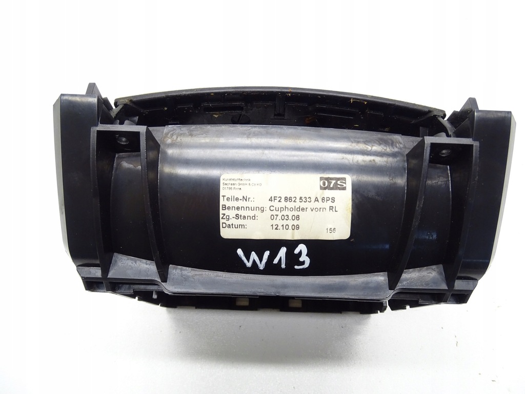 фото №6, Бардачок кронштейн na чашка напої прикурювач 4f2862533 audi a6 c6