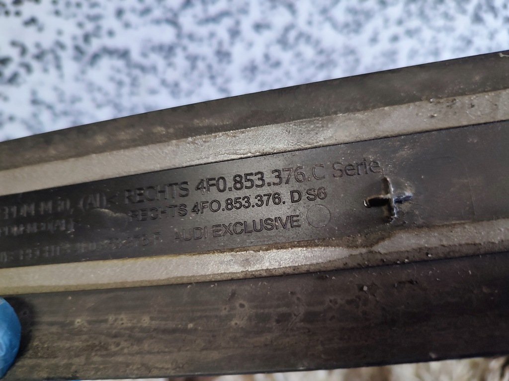 фото №6, Audi a6 c6 права задня молдинг поріг 4f0853376c