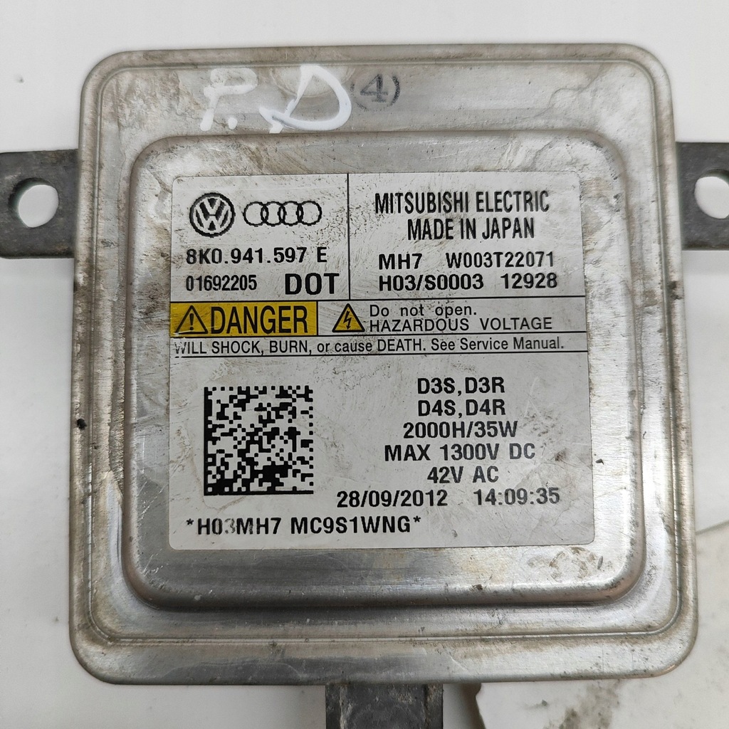 фото №6, Audi q3 8u 2013 модуль керуючий баласт led