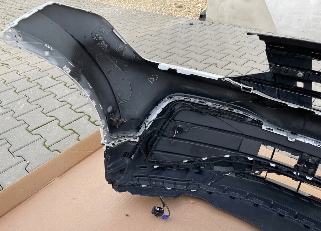 Купити Бампер vw tiguan allspace рестайлінг  r-line w kolr lok1 l0k1 pdcx6 камера джгут