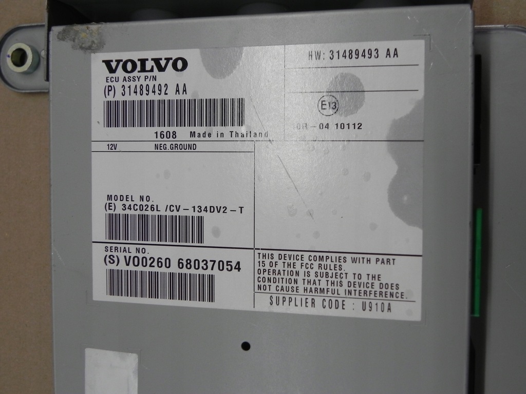 фото №2, Volvo v40 ii s40 усилитель радио радио ecu