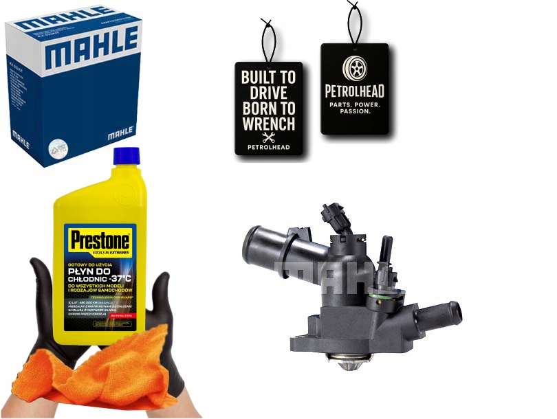 фото №1, Термостат жидкость охлаждающей alfa romeo mito fiat 500l #petrolhead pro+ kit5