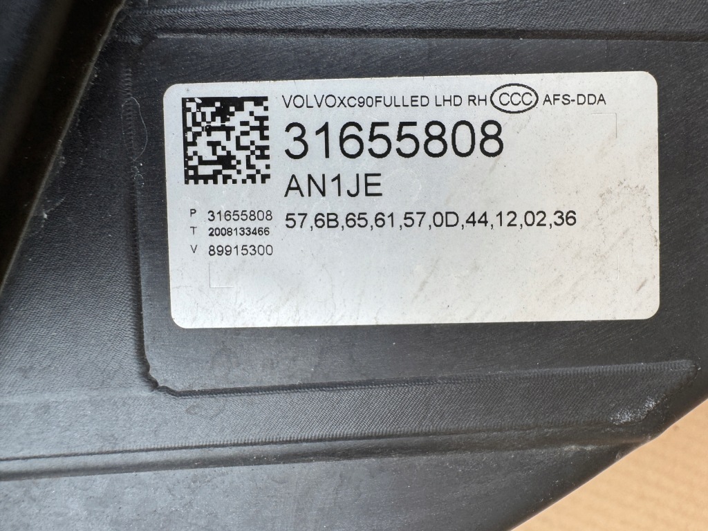 Фара volvo xc90 2 full led active high beam правий перед передня Недорого