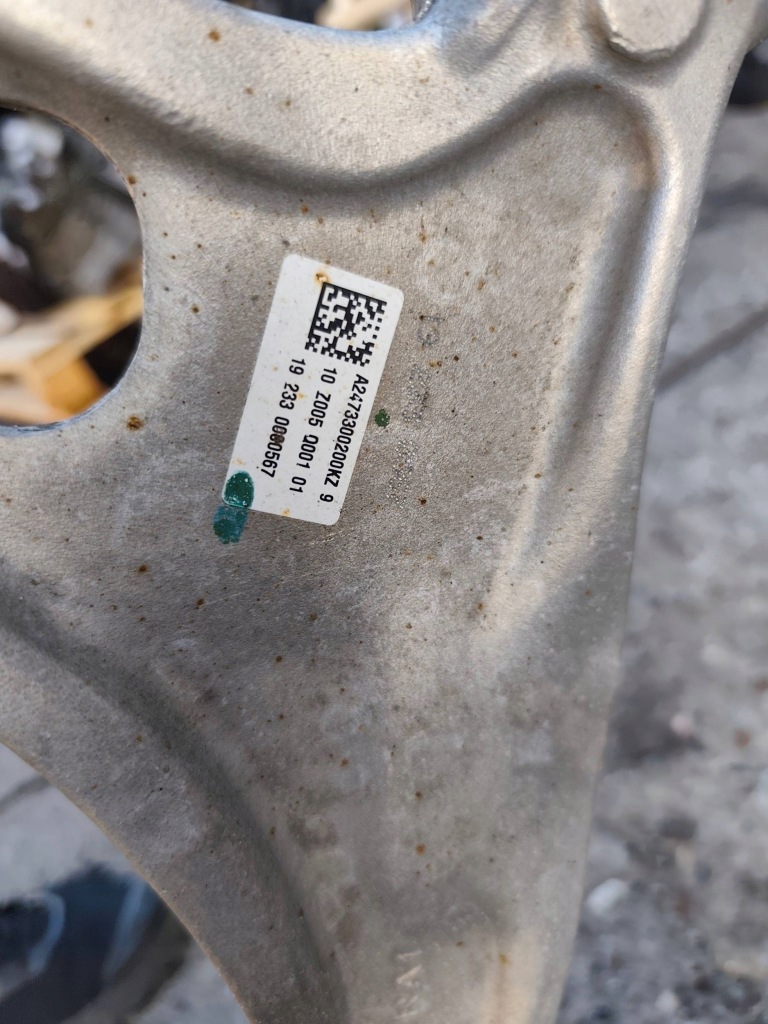 Mercedes x247 glb передня права поворотний кулак важіль амортизатор комплект Зі Шроту