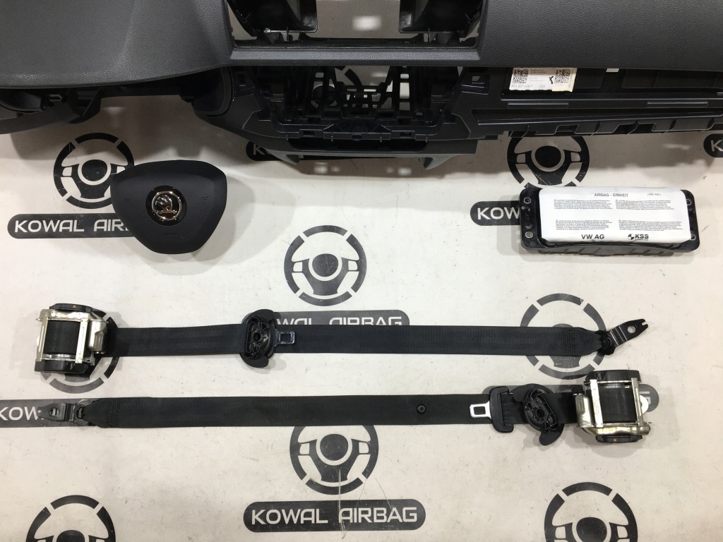 фото №8, Skoda fabia 3 iii 18-20 приборная панель панель  подушка безопасности подушки безопасности ремни oryg демонтаж