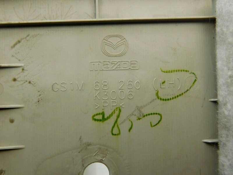 фото №5, 02/19 mazda 6 ii gh hb накладка стойка левый задняя