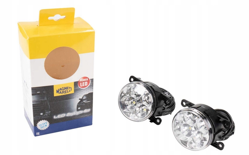 фото №6, Magneti marelli світло led do рух dziennej drl круглі