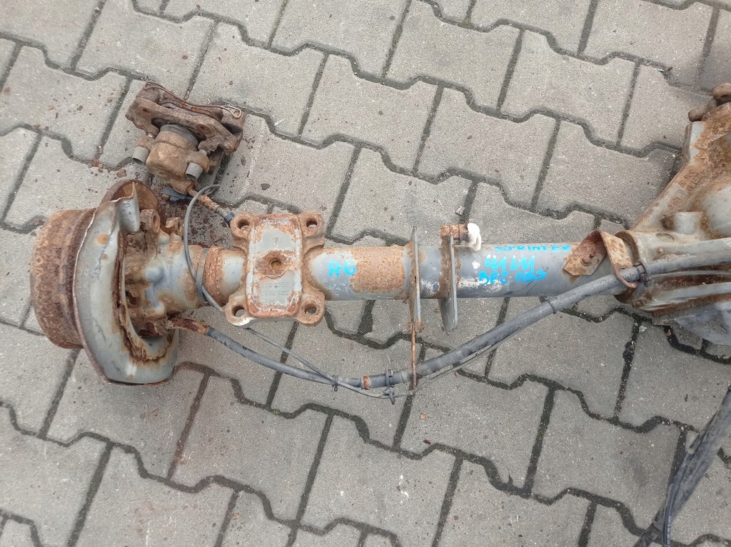 фото №4, Задний мост sprinter vw lt 41:11 41/11 одинарные колесо bez abs