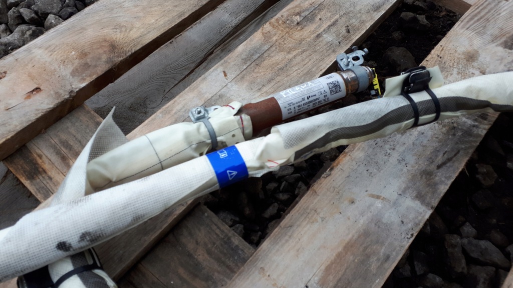 фото №13, A4 b8 шторка безопасности правая правый перед подушка безопасности org s4