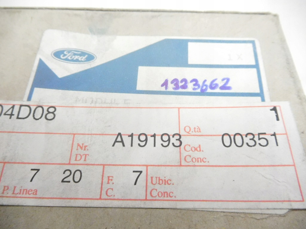 фото №9, Блок управления центрального замка ford focus i оригинальный номер 1323662