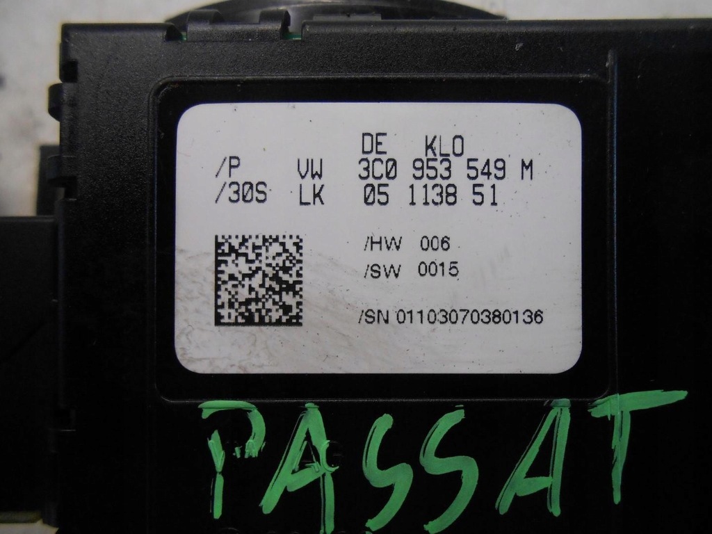 фото №7, Перемикач комбінований стрічка passat b6 3c0953549m 3c9953507ag 3c9953513b #