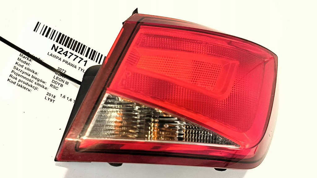 фото №1, Лампа правая задняя 5f9945096 seat leon iii