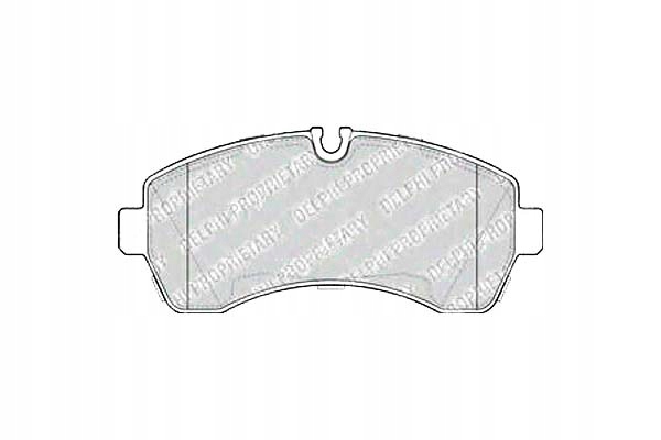 фото №2, Delphi lp1981 набор тормозных колодок тормозных, тормоза дисковые