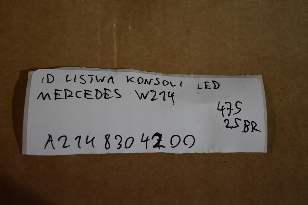 фото №6, Idealna молдинг консолі led mercedes w214 1