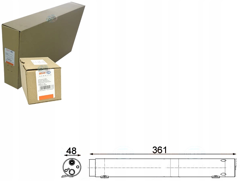 фото №1, Behr hella service 8ft 351 193-301 осушитель кондиционера [behr hella]