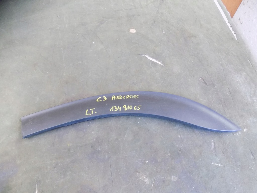 фото №1, Молдинг крыла левый задняя citroen c3 aircross 13491065 оригинал