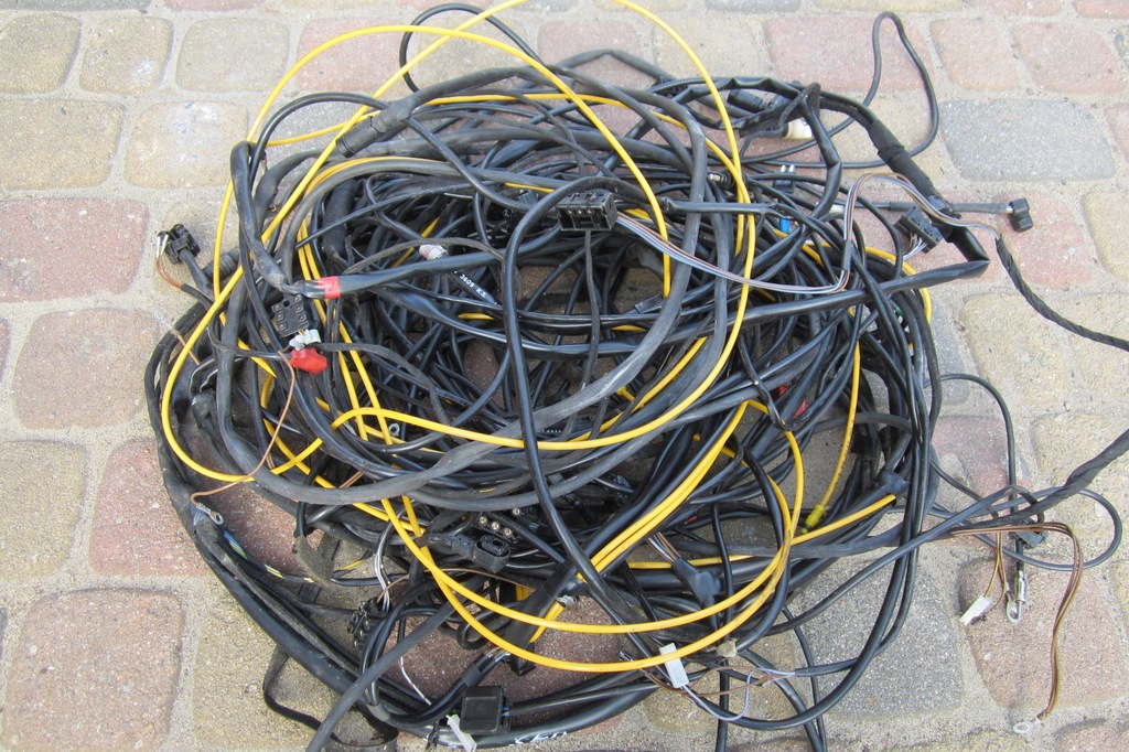 фото №1, Mercedes w124 джгут електрична салону кабіни освітлення кабелі штекер