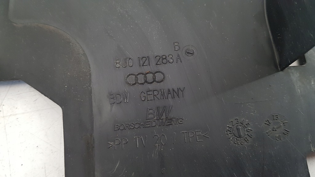 фото №9, Audi tt 8j 8j0 повітропровід повітря права orginal cala 8j0121284a