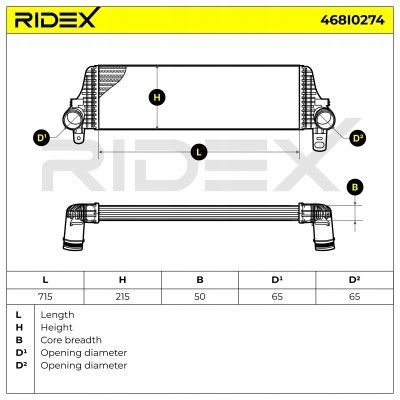 Радиатор воздуха наддувочный vw multivan v Цена