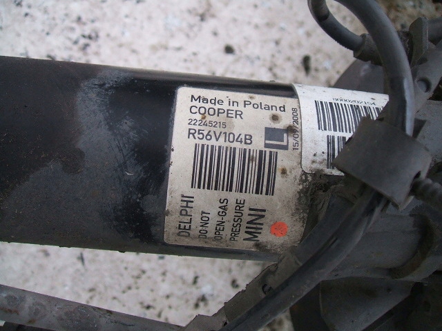 фото №2, Mini r56 r57 1.6b поворотний кулак амортизатор амортизаторна стійка лівий