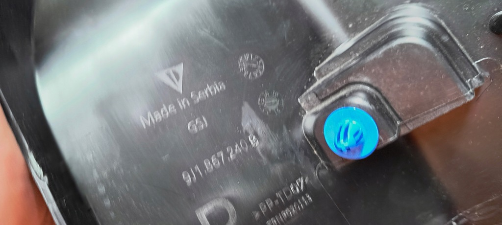 фото №11, Защита стойка b правая porsche taycan 9j1