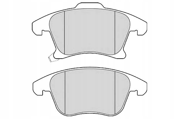 фото №2, Тормозные колодки тормозные delphi ham 1860105 124922 2 p1349