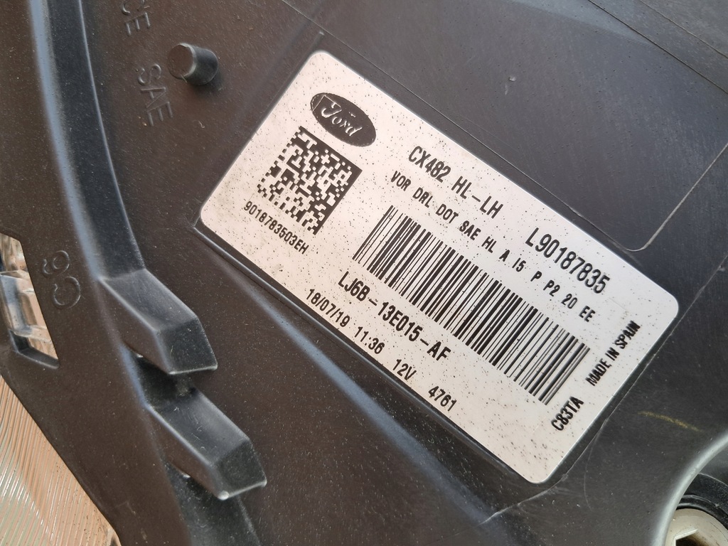 фото №14, Фара левый full led ford kuga mk3 lj6b13e015af