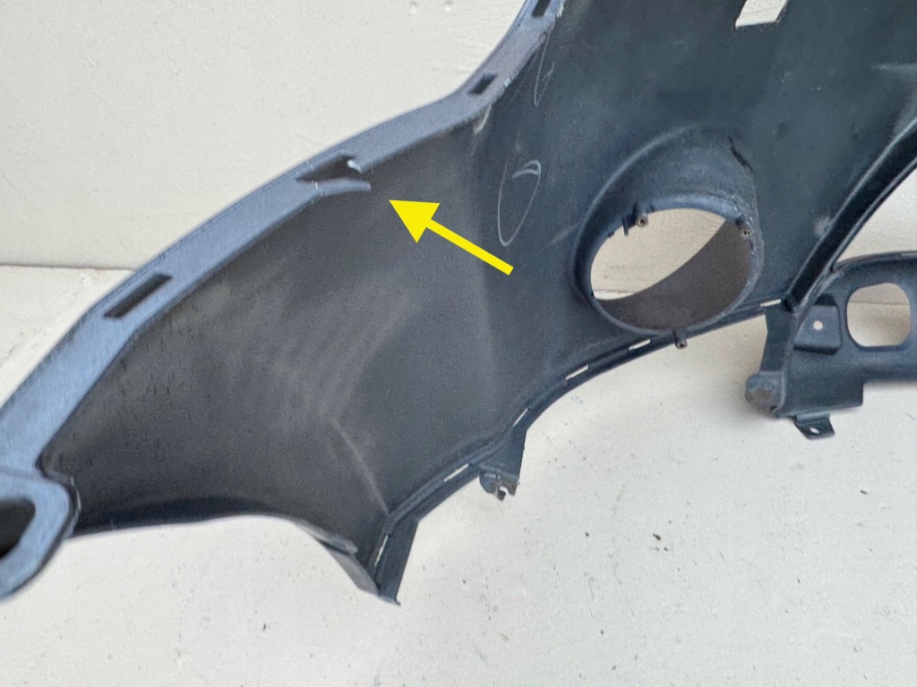 Mitsubishi outlander 2 2 07-10r бампер перед передний омыватель Цена