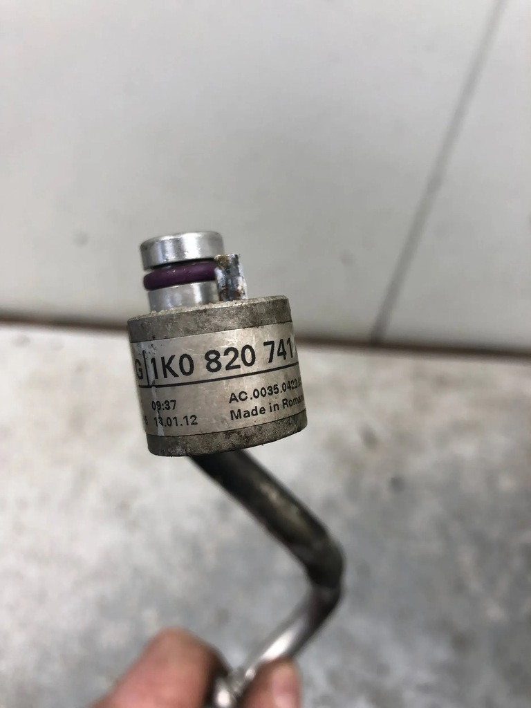 фото №5, Шланг кондиционера vw golf vi kombi 1k0820741cm