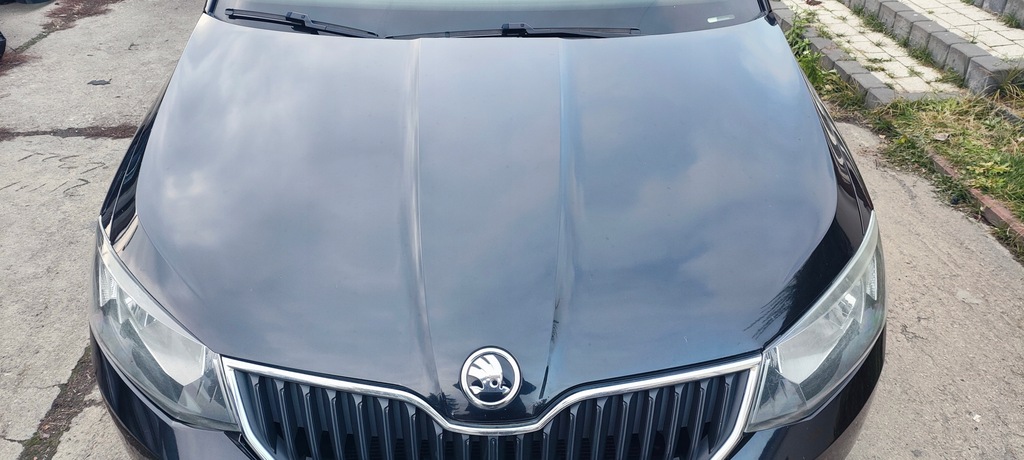 фото №5, Skoda fabia iii капот бампер крила лампи pas передній kompletny перед