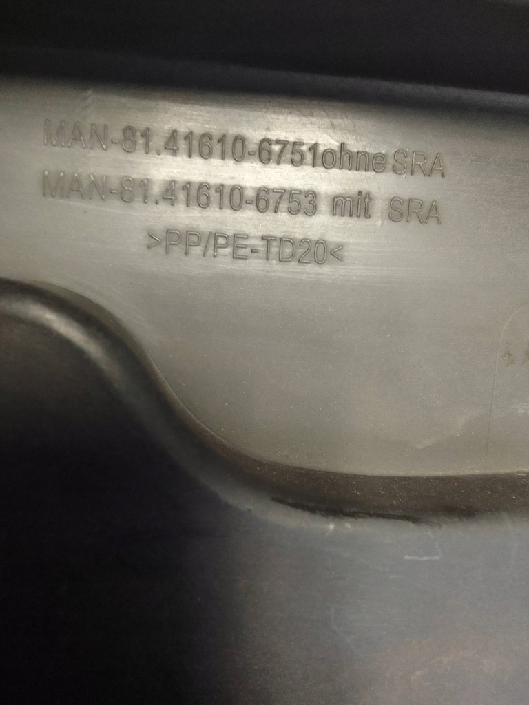 фото №5, Уголок бампера панель фары левый man tgx 81416106751