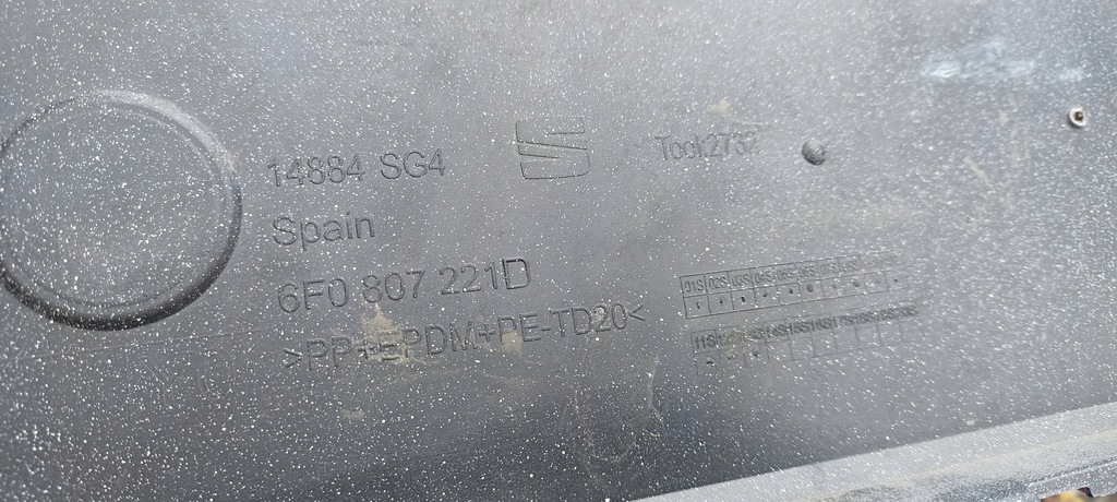 фото №6, Бампер перед передний seat ibiza v 17-21rok 6f0 6f0807221d оригинал