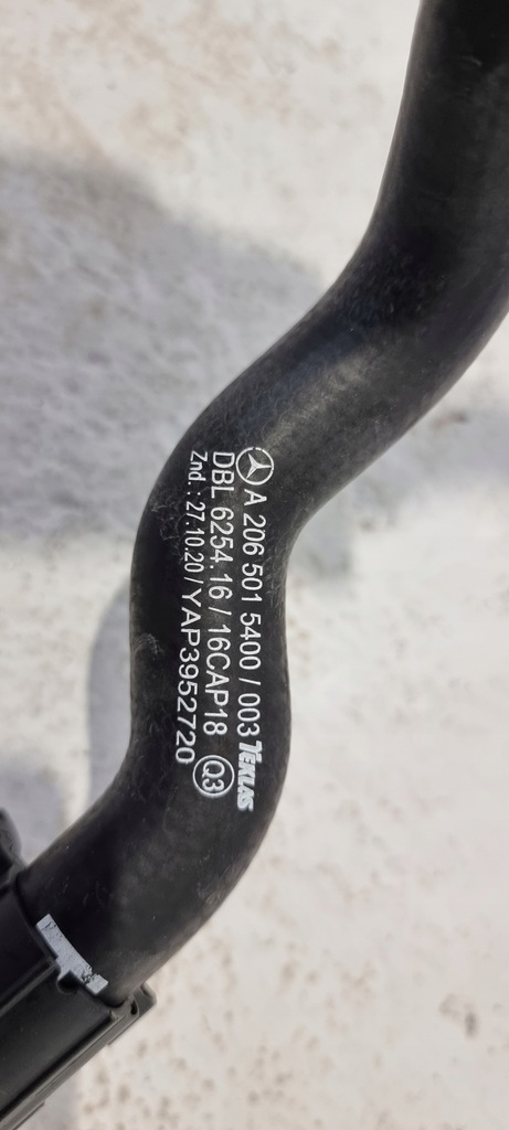 фото №9, Труба wąż wody mercedes c-klasa w206